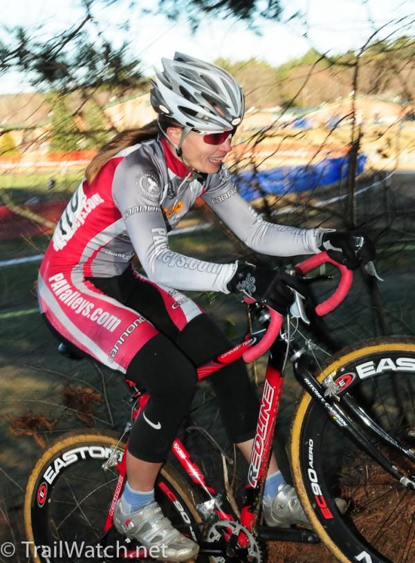 Carolyn Popovic (PAValleys.com) on a loose climb