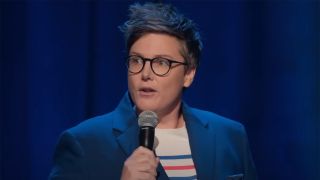 Hannah Gadsby in their comedy special Douglas