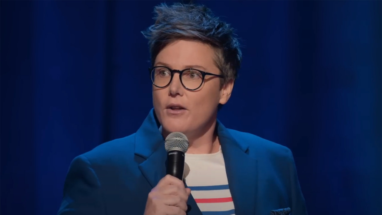 Hannah Gadsby in their comedy special Douglas