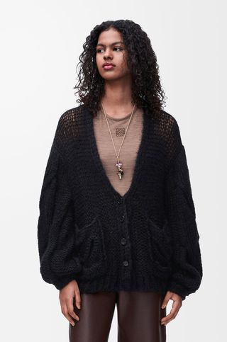 Anagram Cardigan in Mohair Blend