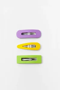 Zara Rubberized Hair Clips | $17.90 (£11.99)