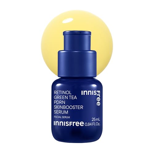 Innisfree Green Tea Retinol Pdrn Firming Serum, Vegan Korean Skincare for Fine Lines and Skin Texture