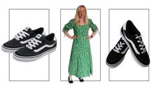 Vans Brooklyn trainers as still life and worn by Antonia Kraskowski