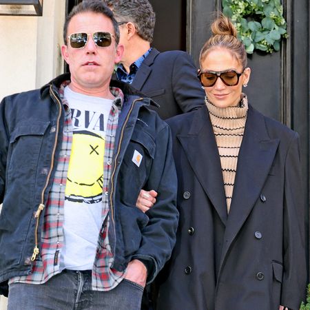 Ben Affleck and Jennifer Lopez are seen out and about on March 30, 2024 in New York, New York. 