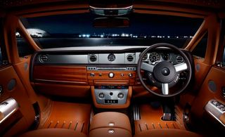 Interior of the Rolls-Royce Phantom Coupé
