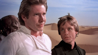 Han and Luke in Return of the Jedi