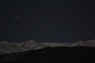 Joe Wiggins took this photo of Dec. 10, 2011's lunar eclipse from 30 miles west Denver at about 10,000 feet elevation.