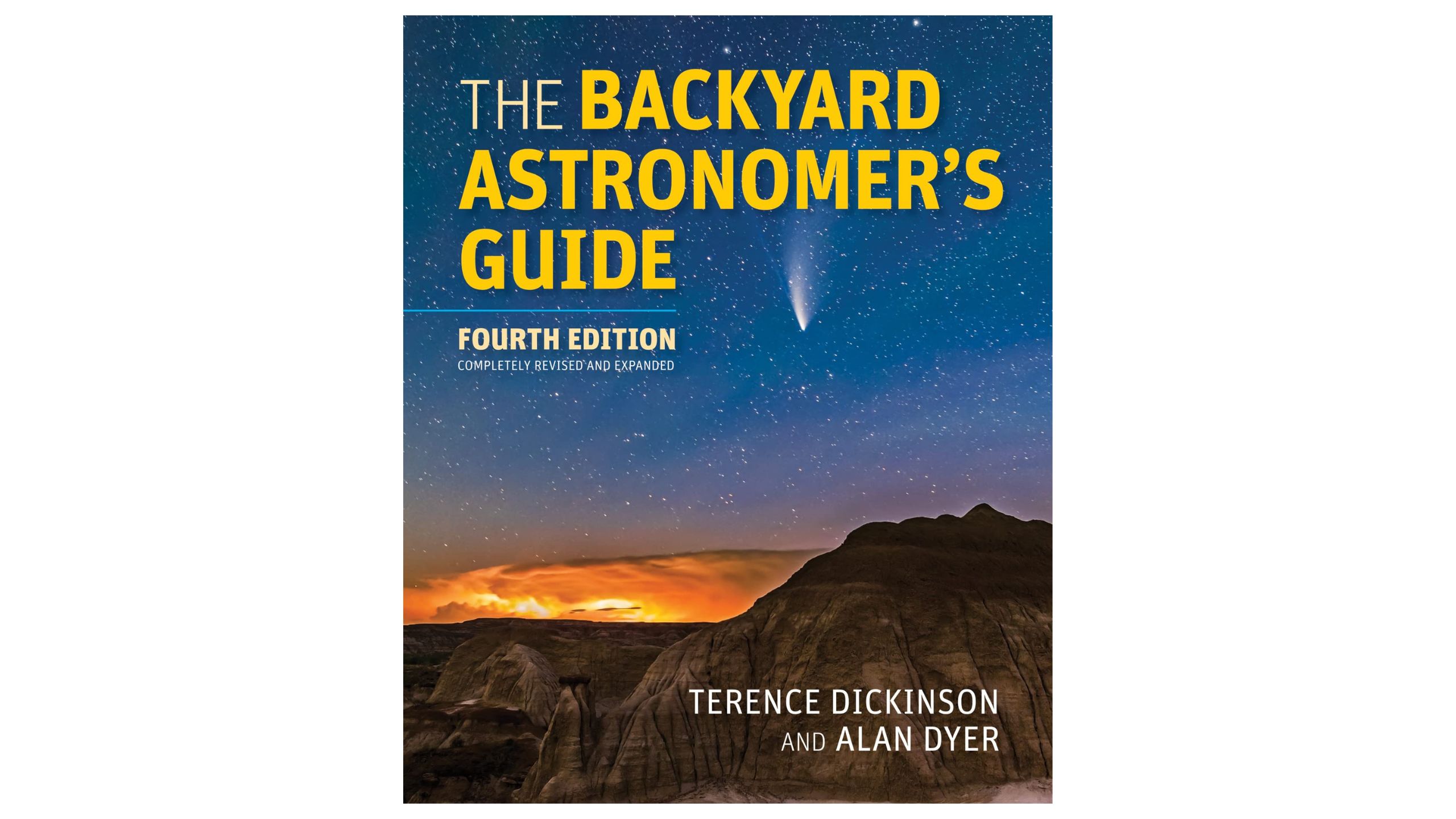 Backyard astronomers guide book on white background