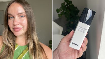 valeza wearing the la solition 10 de chanel cream