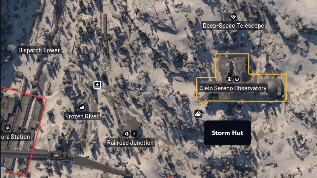 Arc Raiders Storm Hut on map