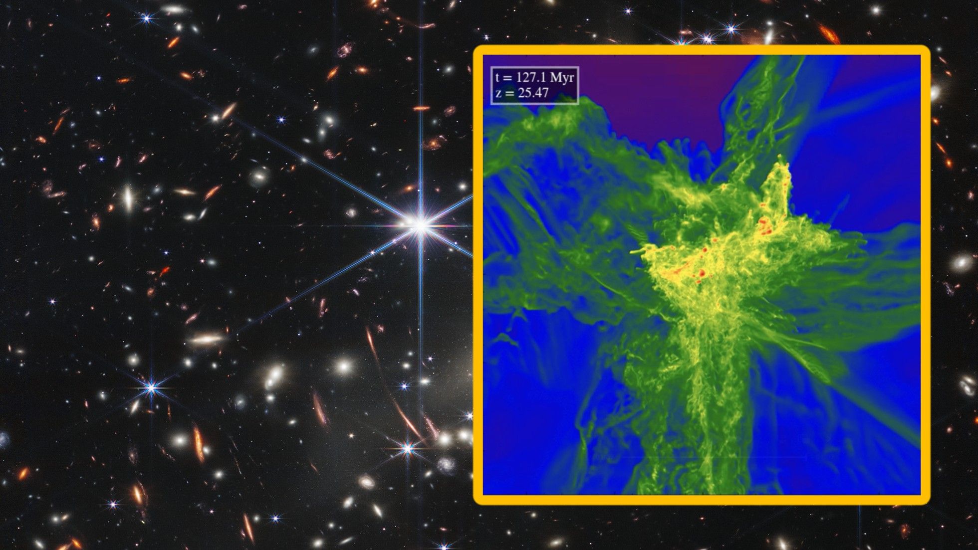 James Webb telescope spots ‘monster stars’ leaking nitrogen in the early universe — and they could help solve a major mystery