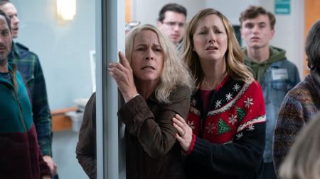 Jamie Lee Curtis and Judy Greer in Halloween Kills