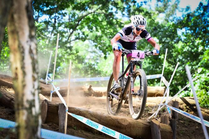 Liv Pro XC Team star Jolanda Neff recorded her second victory in as many outings to the Cascades MTB Park after she won her maiden elite World Cup leg