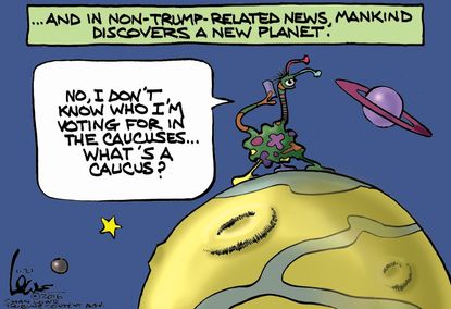 Editorial Cartoon U.S. 2016 Science Space