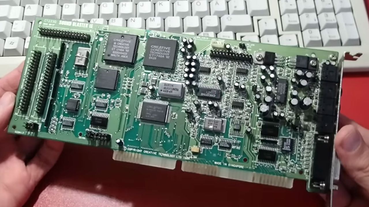 Sound Blaster 16 cards being repaired