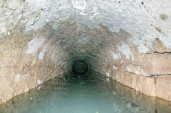 Blenheim Palace - Rooms found under Grand Bridge