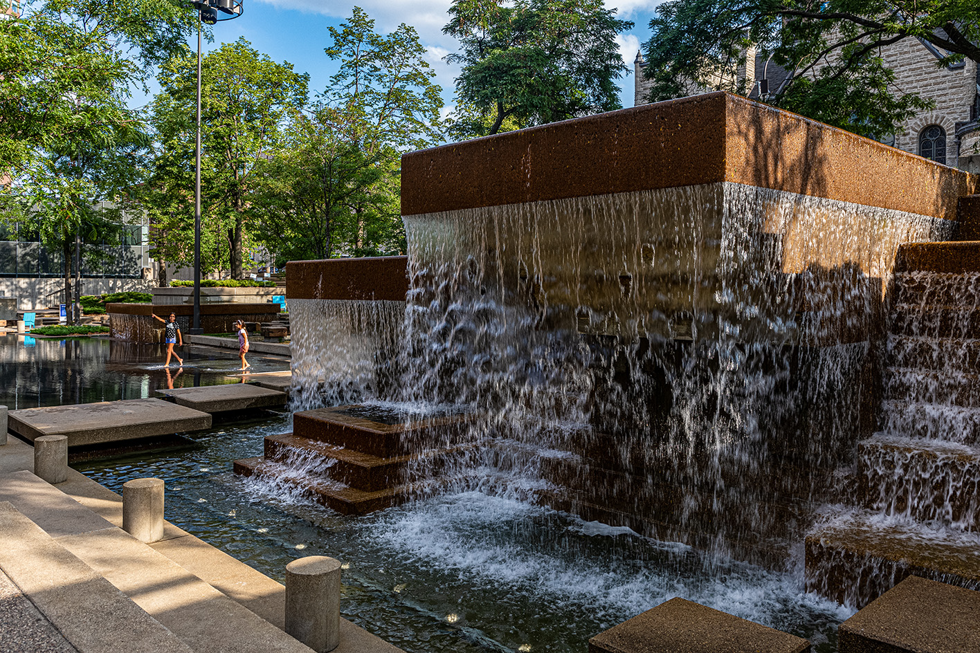 Peavey Plaza, Minneapolis, MN, 2021