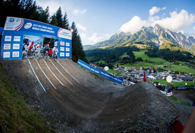 The stunning scenery in Leogang