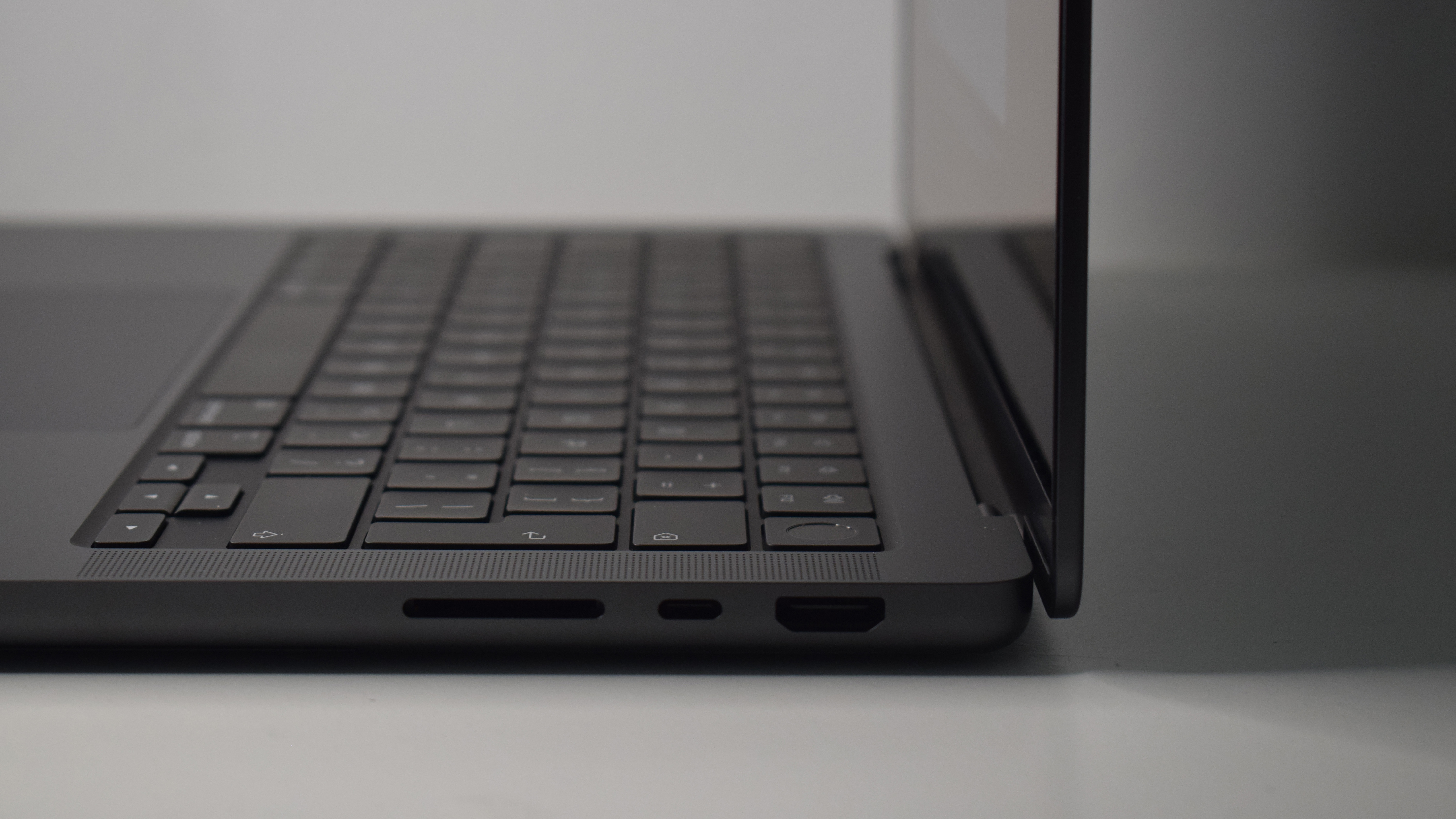 The Apple MacBook Pro 14in M4 on a desk