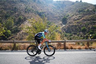 YUNQUERA SPAIN AUGUST 22 Ben OConnor of Australia and Team Decathlon AG2R La Mondiale competes in the breakaway during the La Vuelta 79th Tour of Spain 2024 Stage 6 a 1855km stage from Jerez de la Frontera to Yunquera UCIWT on August 22 2024 in Yunquera Spain Photo by Dario BelingheriGetty Images