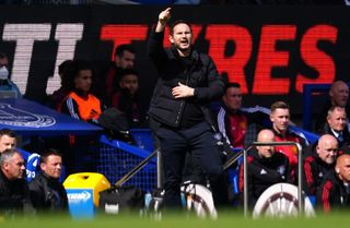 Frank Lampard's side moved clear of the relegation zone