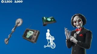 Billy the Puppet skin bundle shown in the Item Shop