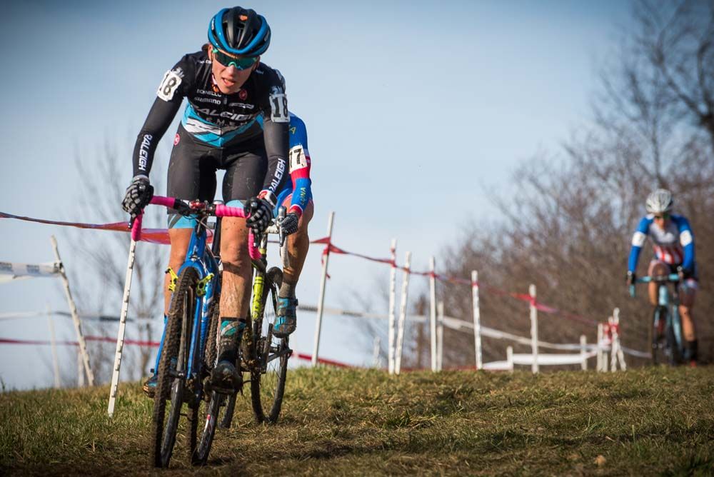 Caroline Mani (Raleigh Clement) takes a sweeping turn on top Mt. Krumpit