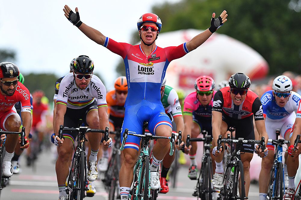 Dylan Groenewegen (LottoNL-Jumbo) won stage 1 of the Eneco Tour