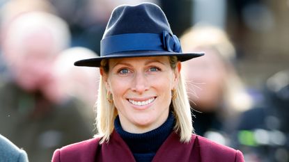  Zara Tindall attends Festival Trials Day at Cheltenham Racecourse on January 27, 2024