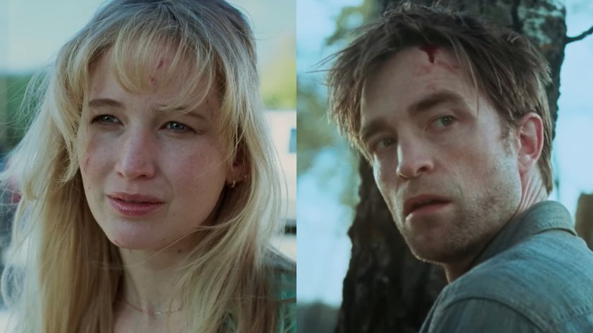 Jennifer Lawrence and Robert Pattinson in Die, My Love.