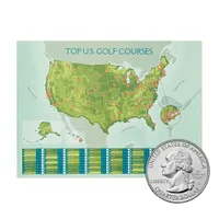 Golfer's Scratch Off Poster