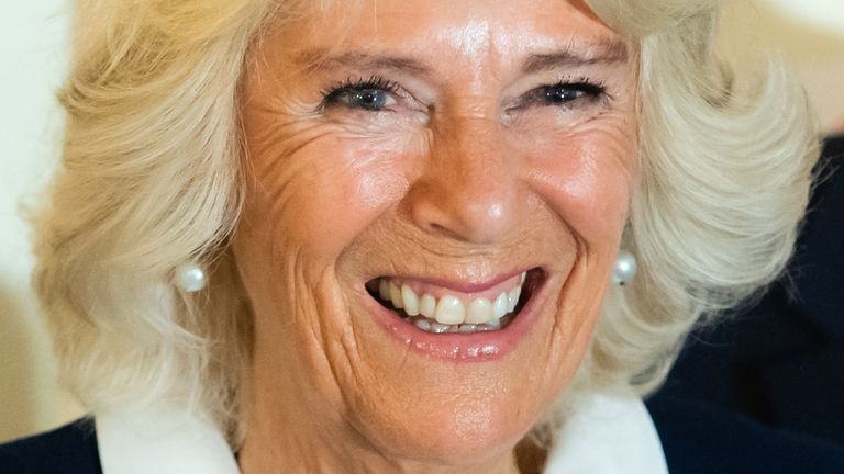 Duchess Camilla attends the Oldie Of The Year Awards 2021 at The Savoy Hotel on October 19, 2021 in London, England.