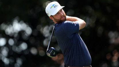 Chris Kirk hitting a shot at the Honda Classic