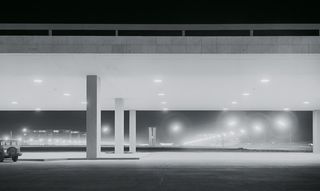 The bus station in Brasilia