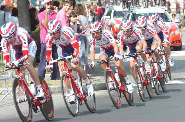 Katusha lost valuable seconds to the likes of HTC and Liquigas