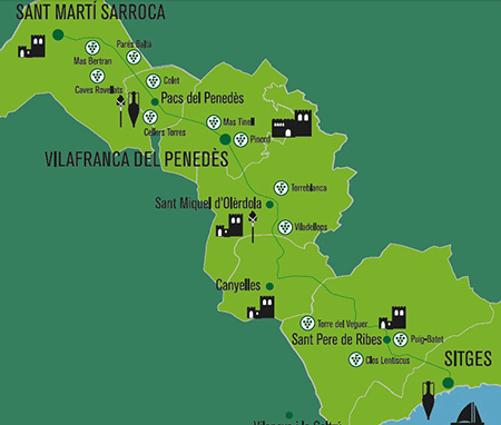 Mediterranean Wine Road, Catalonia