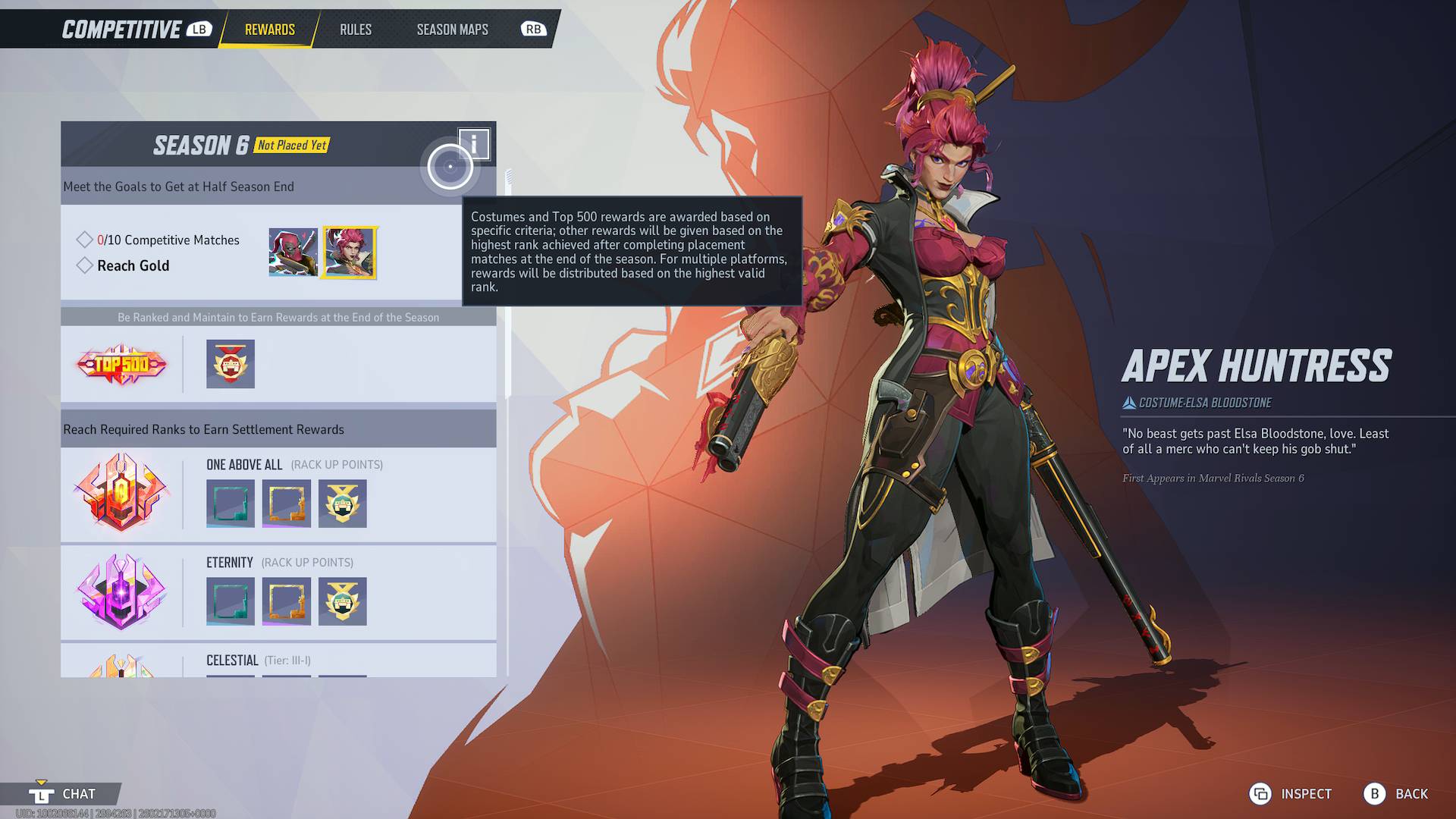 Marvel Rivals ranked reward rules