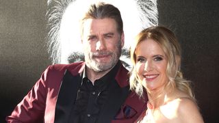 John Travolta and Kelly Preston at the June 2018 premiere of Gotti in New York City.