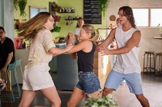 Home and Away spoilers, Jo Langham, Lacey Miller, Theo Poulos