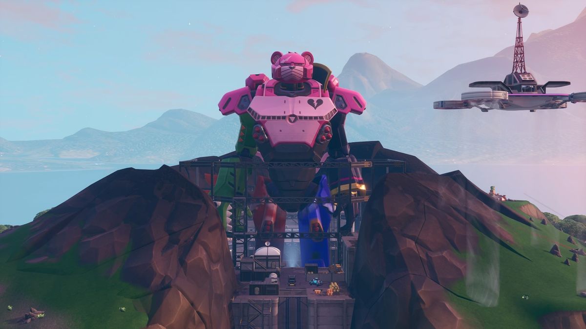 Fortnite Cattus Event: Leaked giant robot under construction at