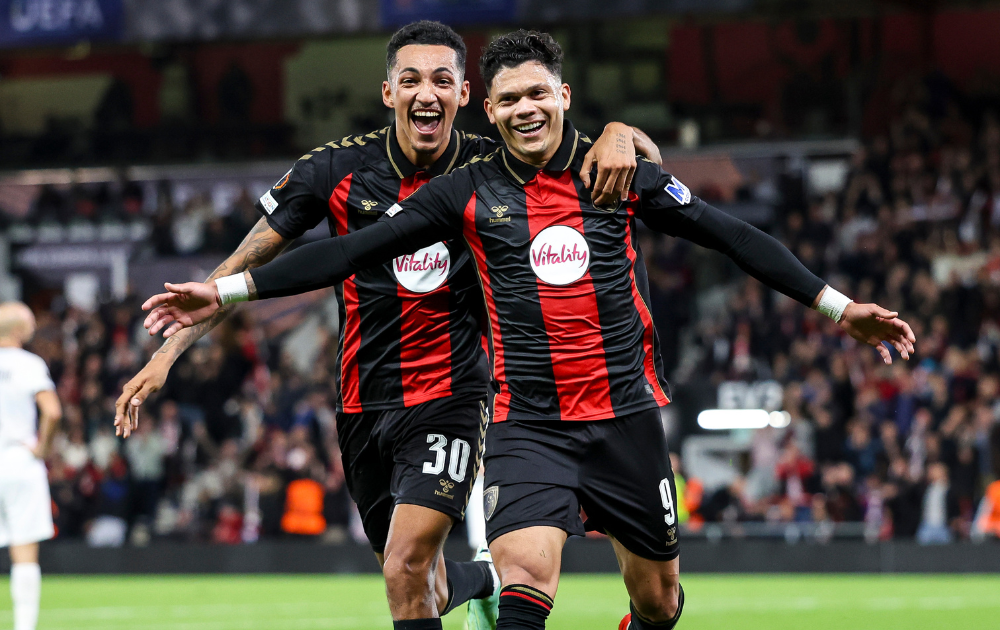 Bournemouth aim to continue their perfect start in a milestone European match