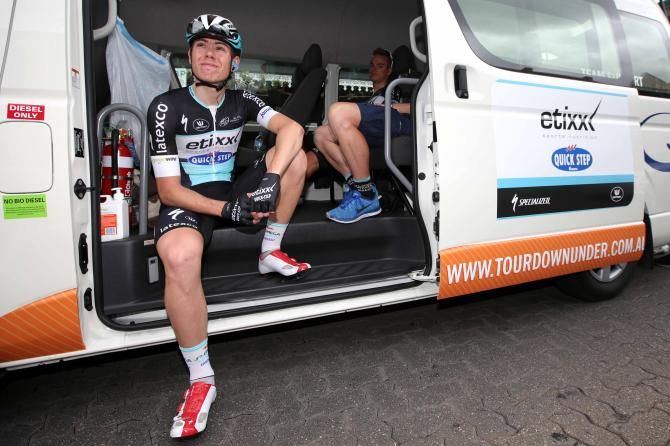 David de la Cruz (Etixx-Quick Step) before the stage