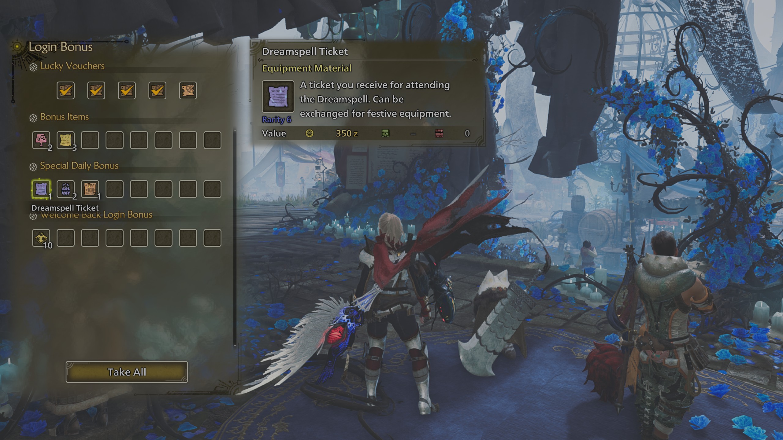 Monster Hunter Wilds Dreamspell Ticket