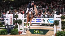 London Horse Show showjumping: Edouard Schmitz and Balenciana K take the mistletoe speed stakes