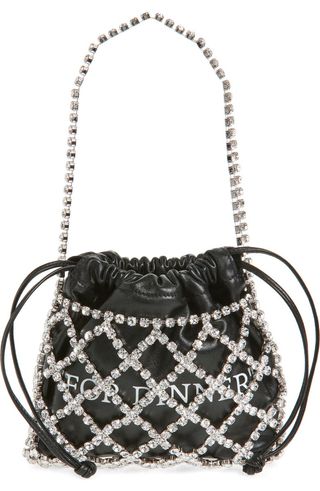 For Dinner Crystal Shoulder Bag