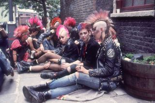A group of punks in 1983