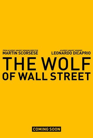 Wolf of Wall Street Teaser Poster