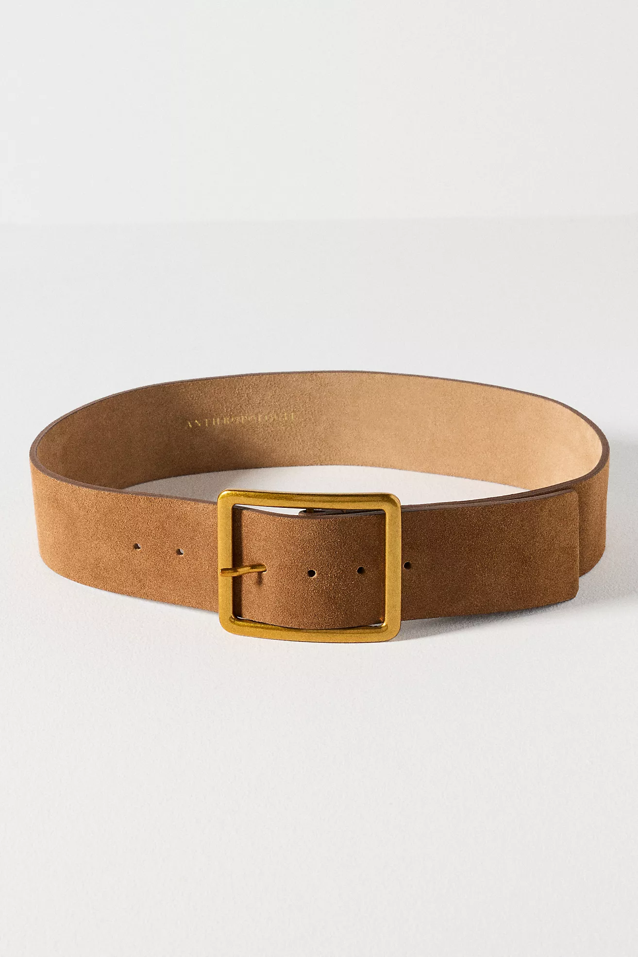 Wide Square Buckle Belt
