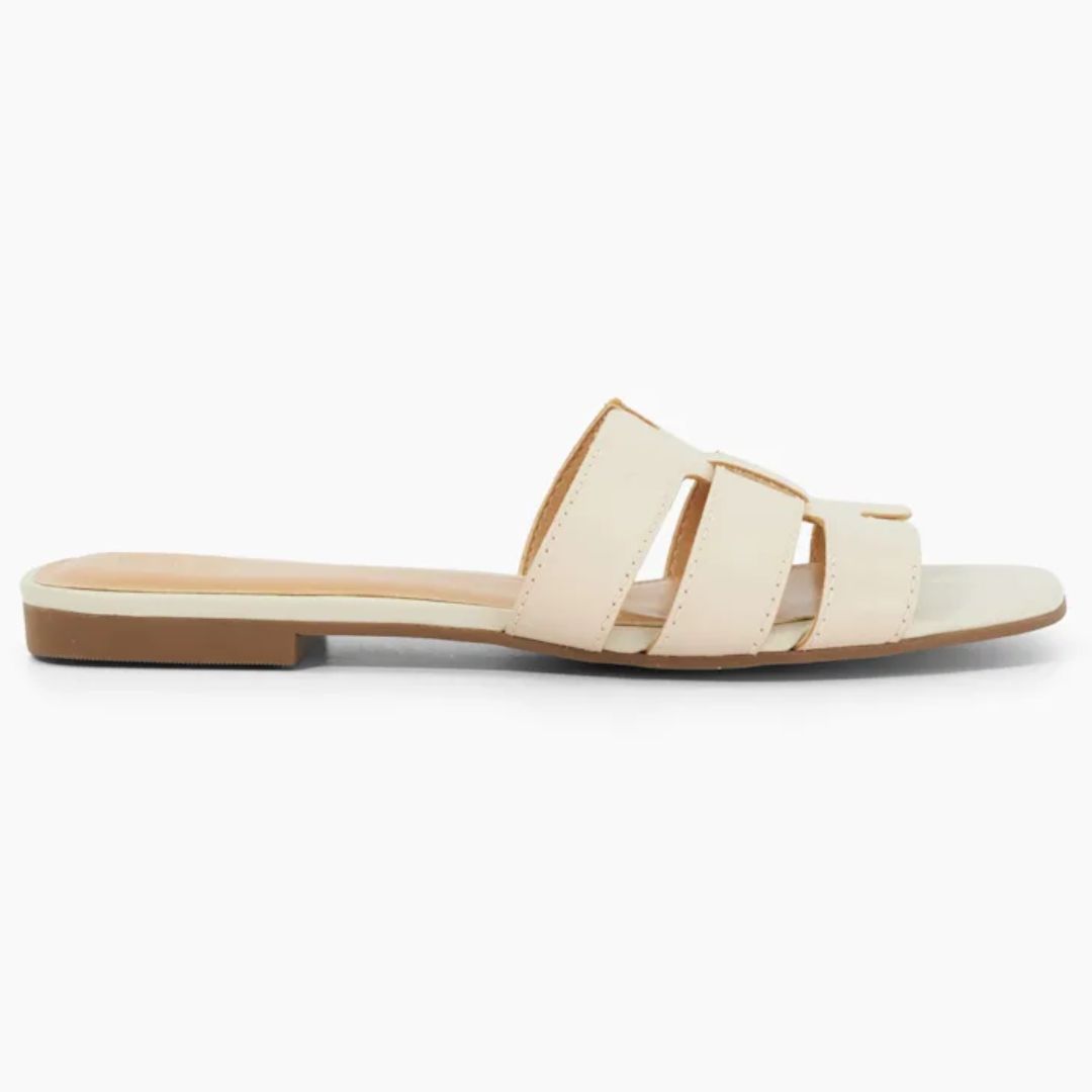 Dune London Layyla Ecru Sandals