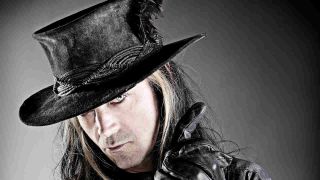 Fields Of The Nephilim’s Carl McCoy posing for a photograph in 2012